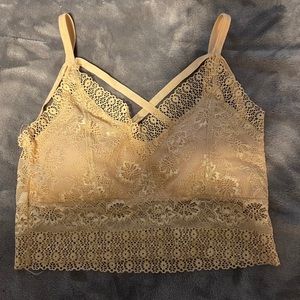 Cream One Size Bralette